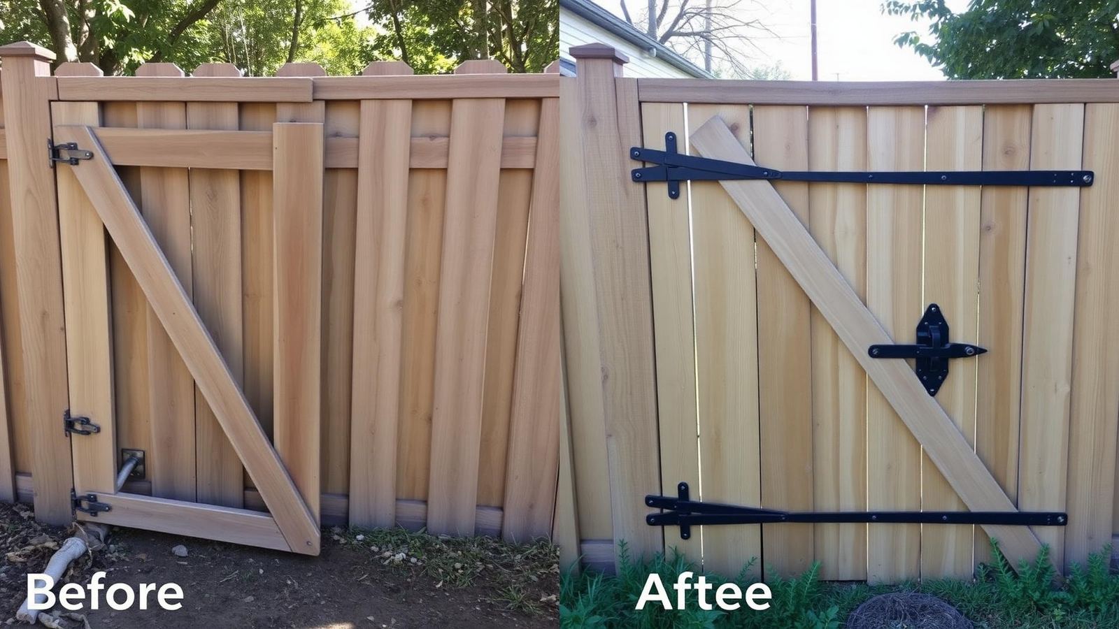 Chain link fence fabric and gate hardware repair in Venice, FL