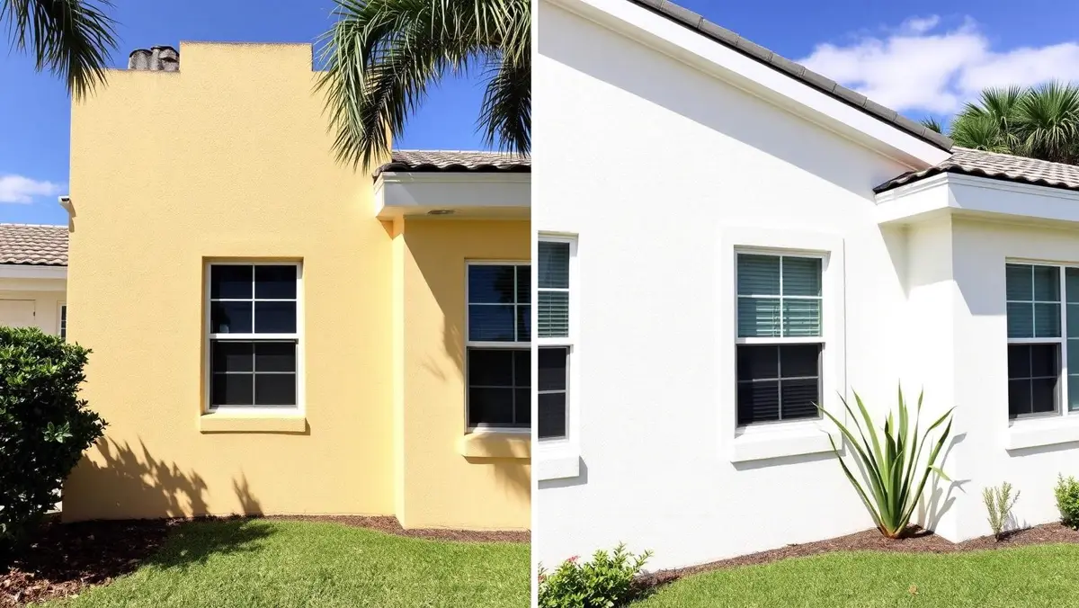 House being painted in Venice FL, handyman painting exterior